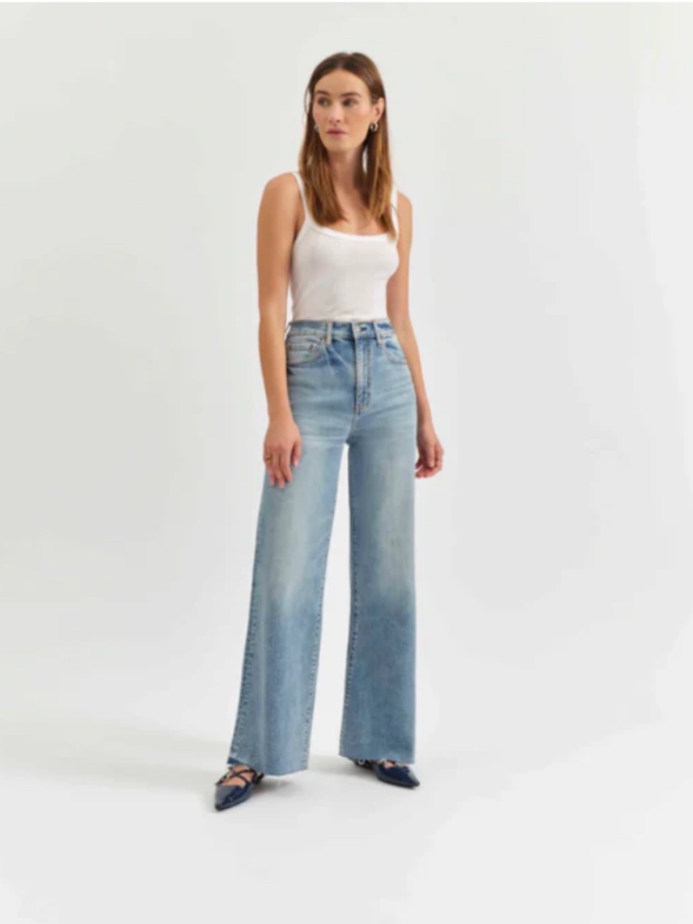 Daze Denim "Far Out" High Rise Wide Leg Jeans Sz 27